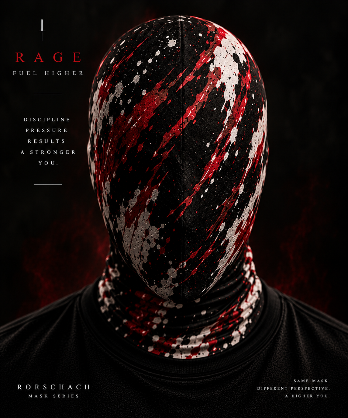 RORSCHACH / RAGE mask series poster
