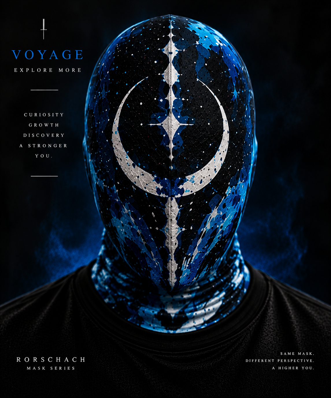 RORSCHACH / VOYAGE mask series poster