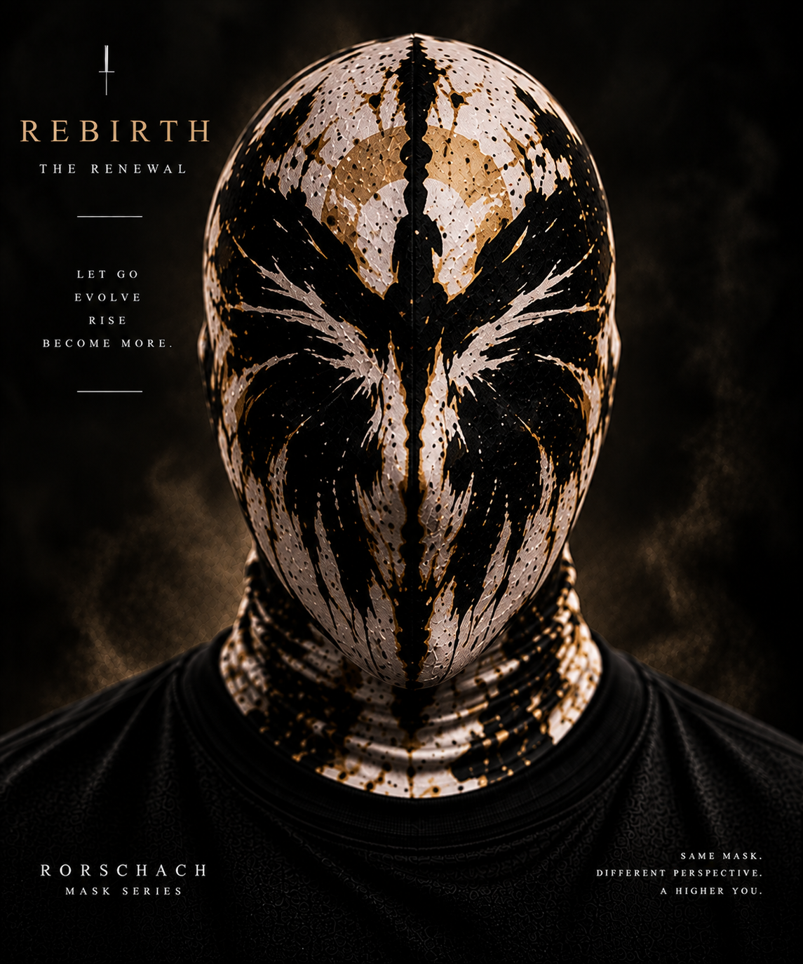 RORSCHACH / REBIRTH mask series poster
