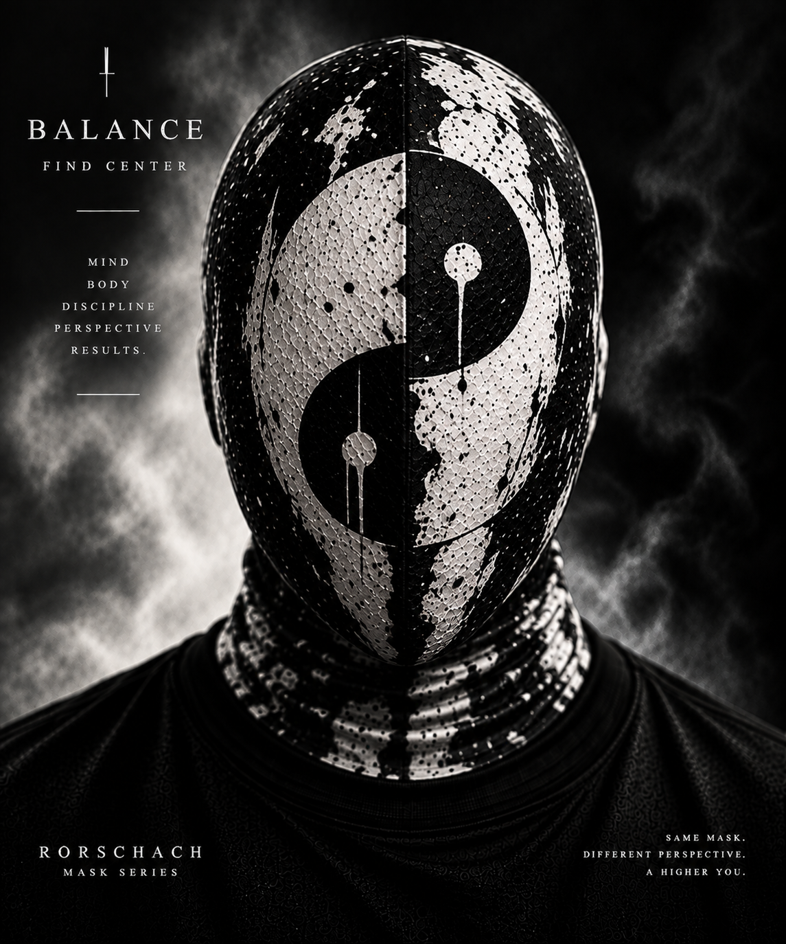 RORSCHACH / BALANCE mask series poster