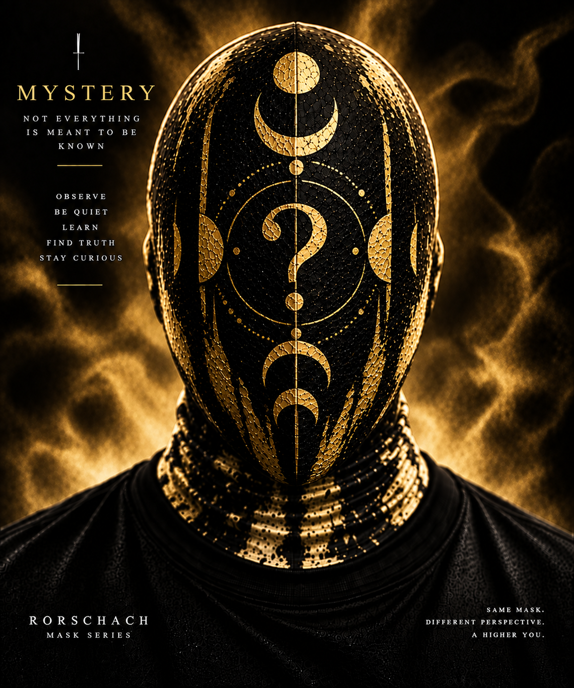 RORSCHACH / MYSTERY mask series poster