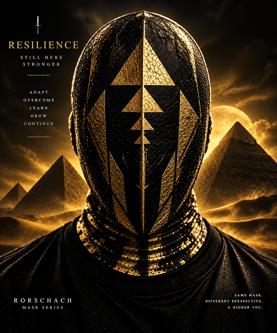 RORSCHACH / RESILIENCE mask series poster